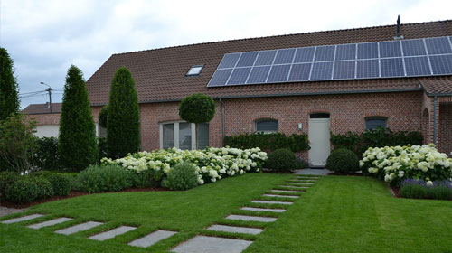 tuinaanleg in Tessenderlo